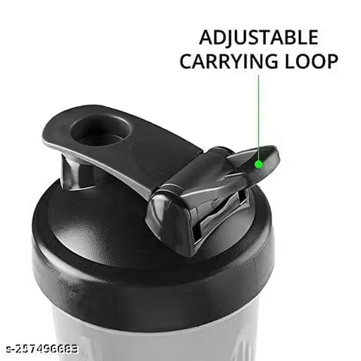 600ML Pro Gym Shaker Bottle with Cyclone Mixer | 100% Leak Proof, BPA Free Protein Shaker (Pack of 1)