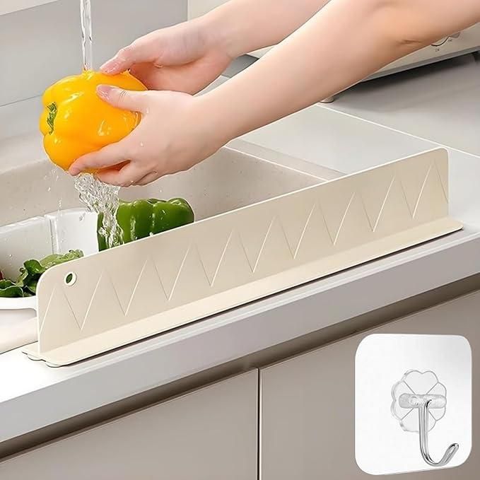 Silicone Sink Splash Guard – Kitchen Sink Water Splash Protector, Anti-Spill Silicone Mat