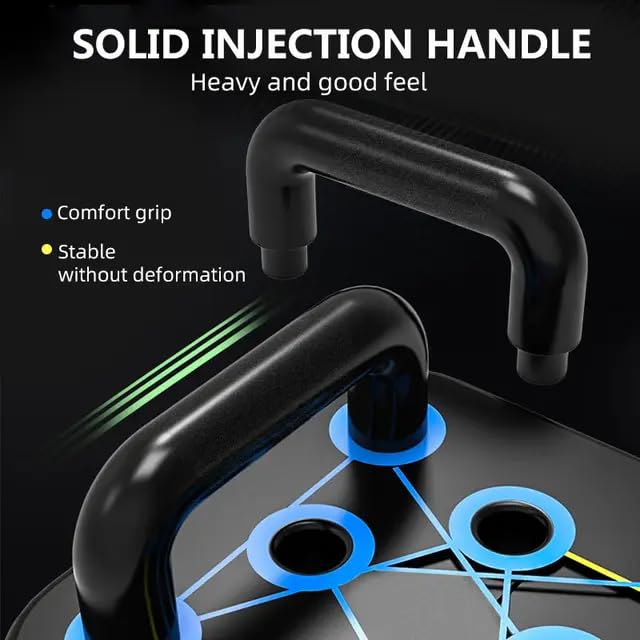 15-in-1 Push Up Board – Color-Coded Pushup Board with Push Up Bars & Handles | Home Gym Workout Equipment