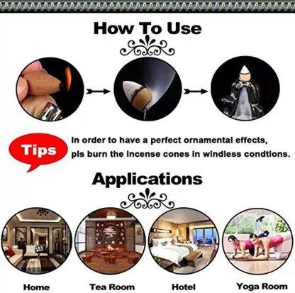 Backflow Incense Burner Set 10 cm | Radha Krishna and Shiva Idol with 20 Smoke Cones for Home and Office Decor