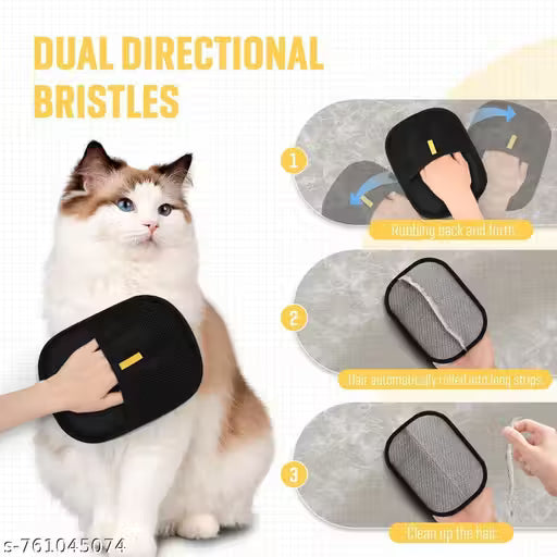 5-in-1 Pet Grooming Kit for Dogs & Cats – Steam Brush, Hair Remover Glove, Flea Comb & Bath Massage Brush