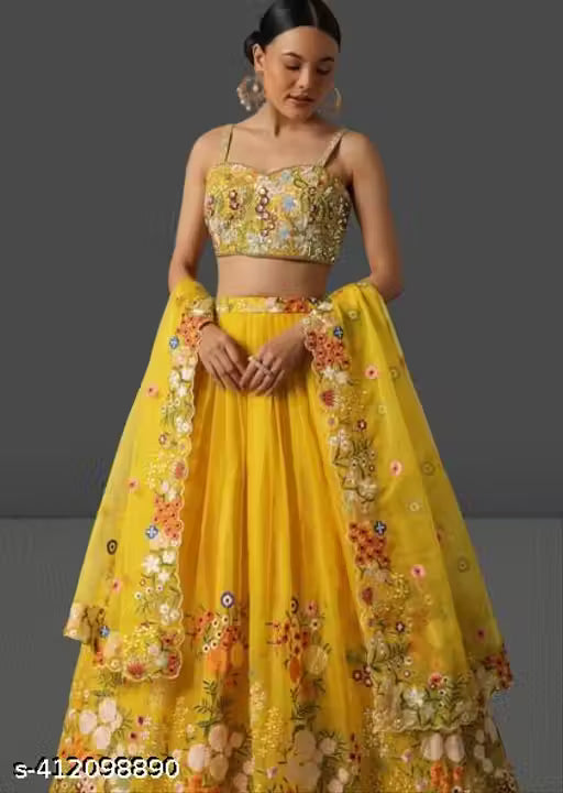 Aishani Pretty Women Lehenga - Yellow