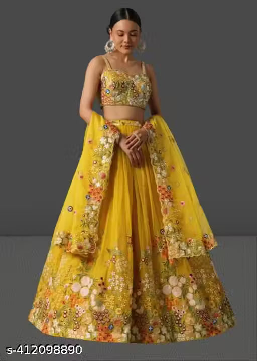 Aishani Pretty Women Lehenga - Yellow